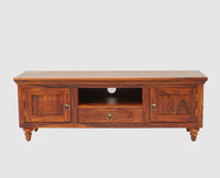 Belgium Entertainment Unit Tv Cabinet Two Door - Furniselan - Maple-Finish