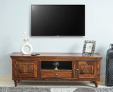 Belgium Entertainment Unit Tv Cabinet Two Door - Furniselan - Teak-Finish