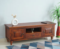 Belgium Entertainment Unit Tv Cabinet Two Door - Furniselan - Maple-Finish