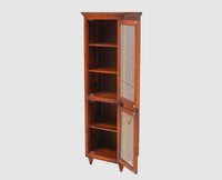 Belgium Glass Doors Book Case - Furniselan - Maple-Finish