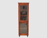 Belgium Glass Doors Book Case - Furniselan - Maple-Finish