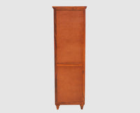 Belgium Glass Doors Book Case - Furniselan - Maple-Finish