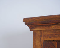 Belgium Glass Doors Book Case - Furniselan - Teak-Finish