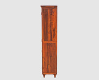 Belgium Glass Doors Book Case - Furniselan - Maple-Finish