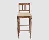 Belgium Sheesham Wood bar Chair - Bar Chairs - Furniselan - Grey-Finish