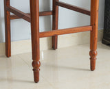 Belgium Sheesham Wood bar Chair - Bar Chairs - Furniselan - Maple-Finish