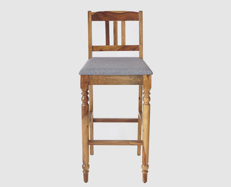 Belgium Sheesham Wood bar Chair - Bar Chairs - Furniselan - Teak-Finish