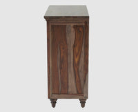 Belgium Sheesham Wood Chest Of Drawer - Furniselan - Grey-Finish