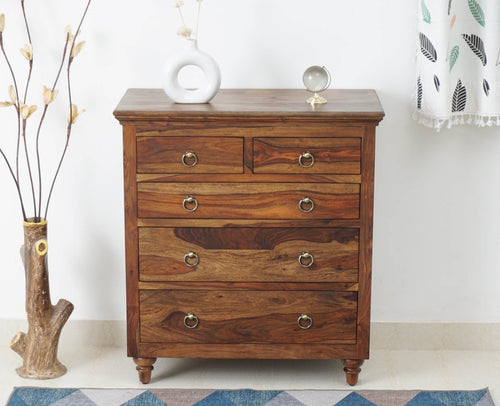 Belgium Sheesham Wood Chest Of Drawer - Furniselan