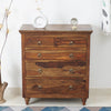 Belgium Sheesham Wood Chest Of Drawer - Furniselan - Teak-Finish