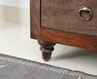 Belgium Sheesham Wood Chest Of Drawer - Furniselan - Grey-Finish