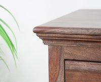 Belgium Sheesham Wood Chest Of Drawer - Furniselan - Grey-Finish