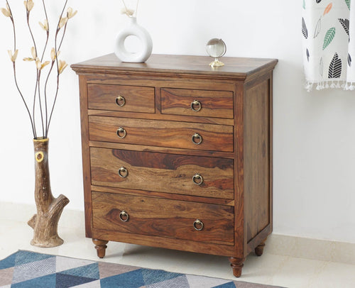 Belgium Sheesham Wood Chest Of Drawer - Furniselan