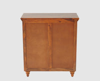 Belgium Sheesham Wood Chest Of Drawer - Furniselan - Maple-Finish