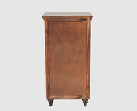 Belgium Sheesham Wood Tall Chest Of Drawer - Furniselan - Grey-Finish
