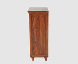 Belgium Sheesham Wood Tall Chest Of Drawer - Furniselan - Maple-Finish