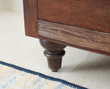 Belgium Sheesham Wood Tall Chest Of Drawer - Furniselan - Grey-Finish