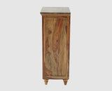 Belgium Sheesham Wood Tall Chest Of Drawer - Furniselan - Teak-Finish