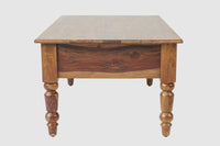 Belgium Sheesham Wood Two Drawer Coffee Table - Furniselan - Teak-Finish