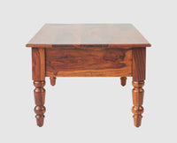 Belgium Sheesham Wood Two Drawer Coffee Table - Furniselan - Maple-Finish