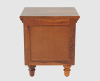 Belgium Solid Wood Bedside Table - Furniselan - Maple-Finish