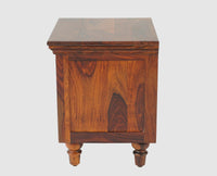 Belgium Solid Wood Bedside Table - Furniselan - Maple-Finish