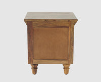 Belgium Solid Wood Bedside Table - Furniselan - Teak-Finish