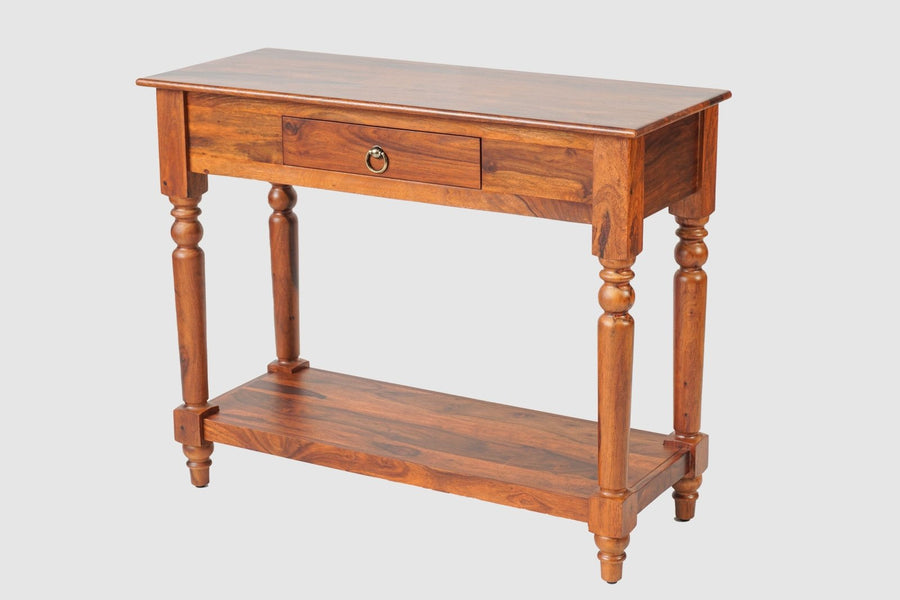 Belgium Solid Wood Console Table - Furniselan - Maple-Finish