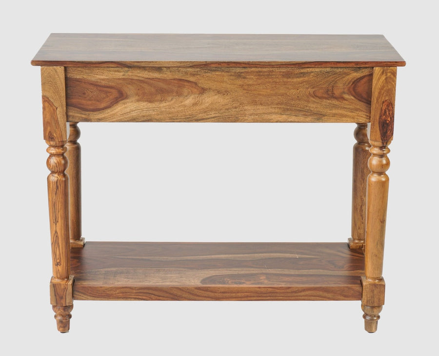 Belgium Solid Wood Console Table - Furniselan - Teak-Finish