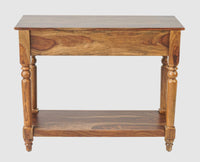 Belgium Solid Wood Console Table - Furniselan - Teak-Finish