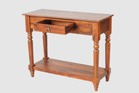 Belgium Solid Wood Console Table - Furniselan - Maple-Finish