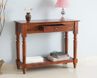 Belgium Solid Wood Console Table - Furniselan - Maple-Finish