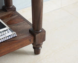 Belgium Solid Wood Console Table - Furniselan - Grey-Finish