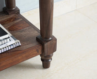 Belgium Solid Wood Console Table - Furniselan - Grey-Finish