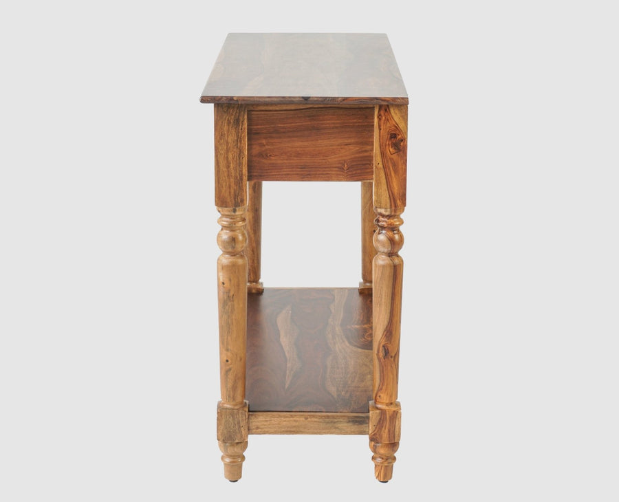 Belgium Solid Wood Console Table - Furniselan - Teak-Finish