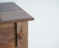 Belgium Solid Wood Console Table - Furniselan - Grey-Finish