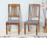 Belgium Solid Wood Dining Chair Set