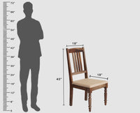 Belgium Solid Wood Dining Chair Set - Dining Chair - Furniselan - Grey-Finish