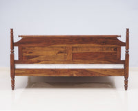 Belgium Solid Wood Queen Size Bed - Furniselan-Teak-Finish