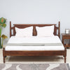 Belgium Solid Wood Queen Size Bed - Furniselan-Teak-Finish