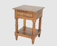 Belgium Solid Wood Side Table - Furniselan - Teak-Finish