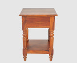 Belgium Solid Wood Side Table - Furniselan - Maple-Finish