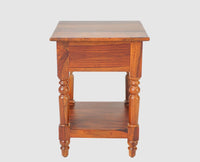 Belgium Solid Wood Side Table - Furniselan - Maple-Finish