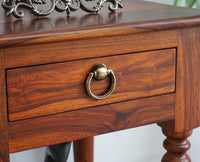 Belgium Solid Wood Side Table - Furniselan - Maple-Finish