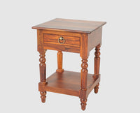 Belgium Solid Wood Side Table - Furniselan - Maple-Finish