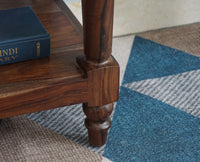 Belgium Solid Wood Side Table - Furniselan - Grey-Finish