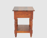 Belgium Solid Wood Side Table - Furniselan - Maple-Finish