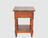 Belgium Solid Wood Side Table - Furniselan - Maple-Finish