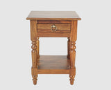 Belgium Solid Wood Side Table - Furniselan - Teak-Finish
