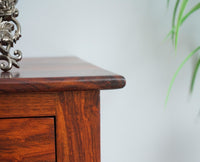 Belgium Solid Wood Side Table - Furniselan - Maple-Finish